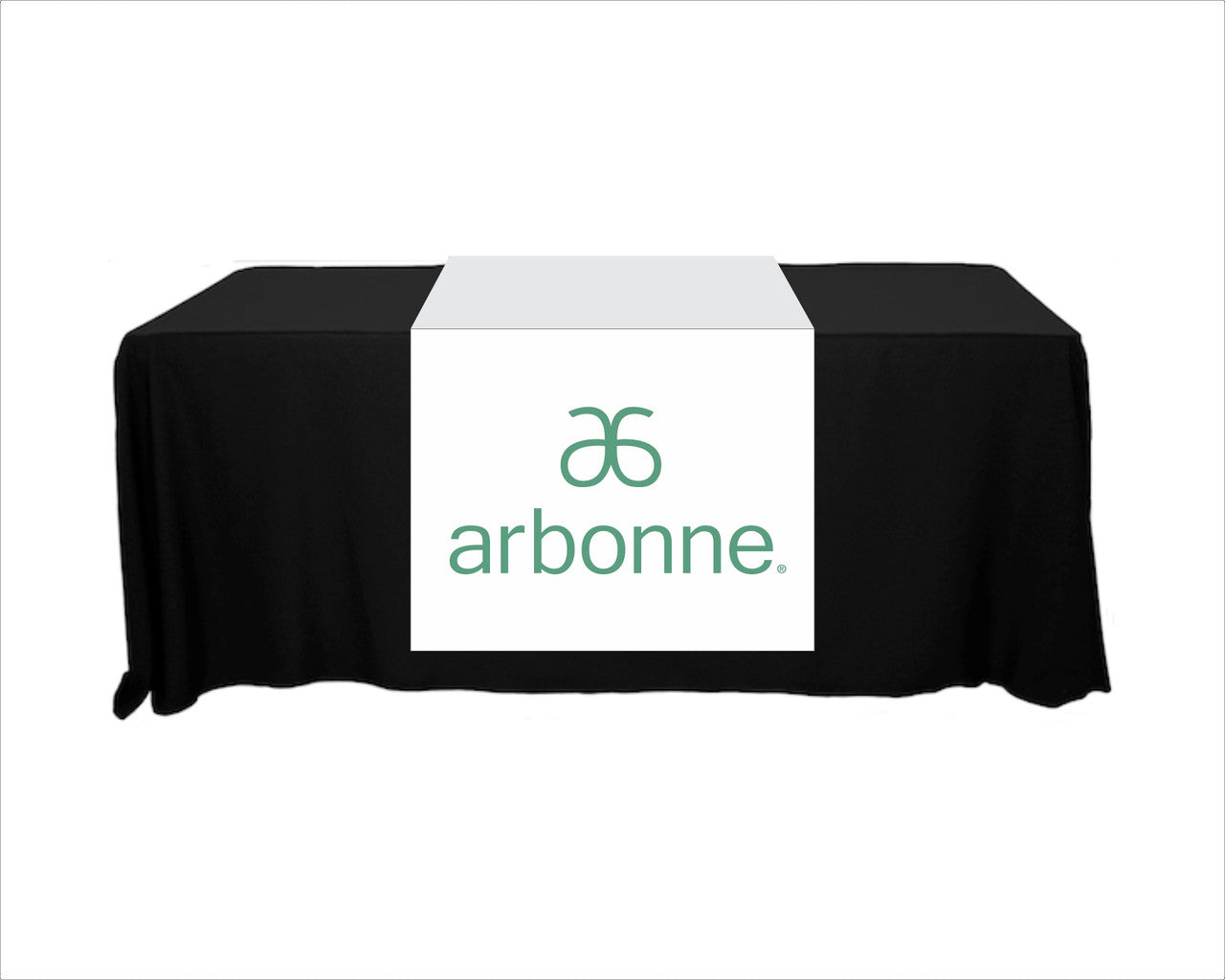 Arbonne Full Color Table Runner - 30" x 80" - New Logo