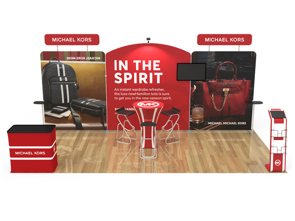Professional 10ft x 20ft Booth Display Kit with Custom Printing - Display 102