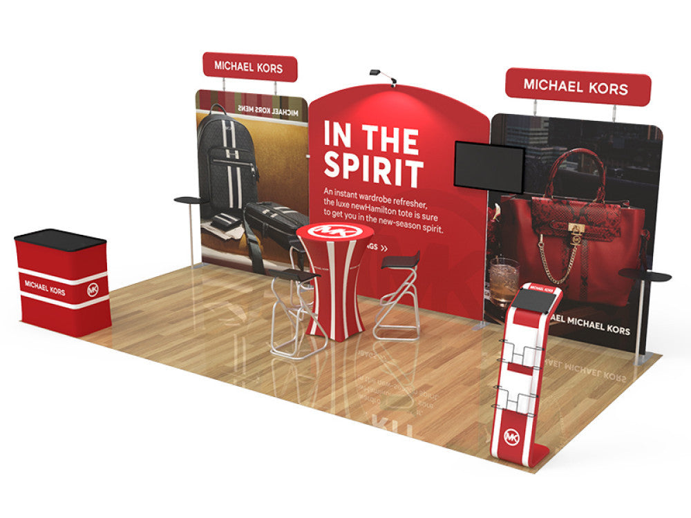 Professional 10ft x 20ft Booth Display Kit with Custom Printing - Display 102