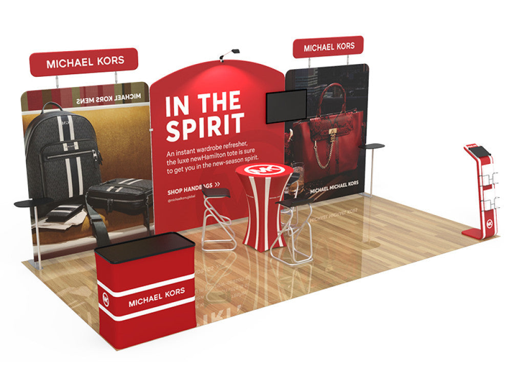 Professional 10ft x 20ft Booth Display Kit with Custom Printing - Display 102