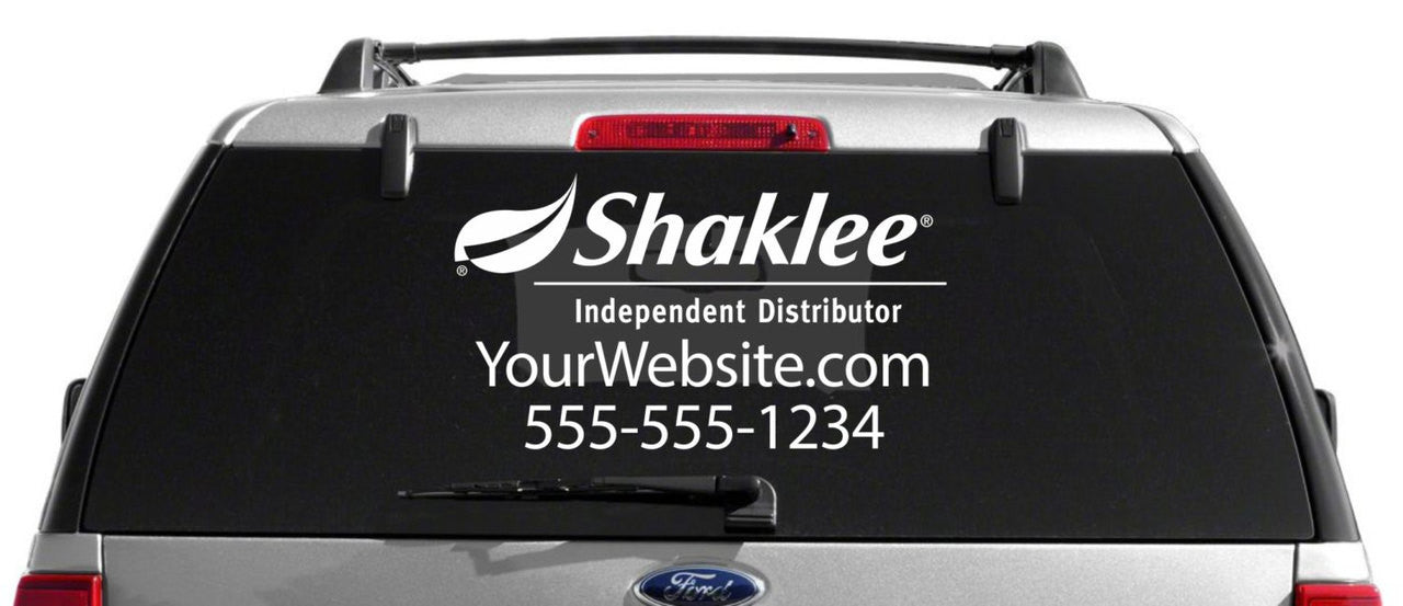 Shaklee Custom Vehicle Decal