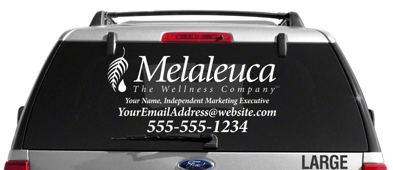Melaleuca Single Color Custom Vehicle Decal