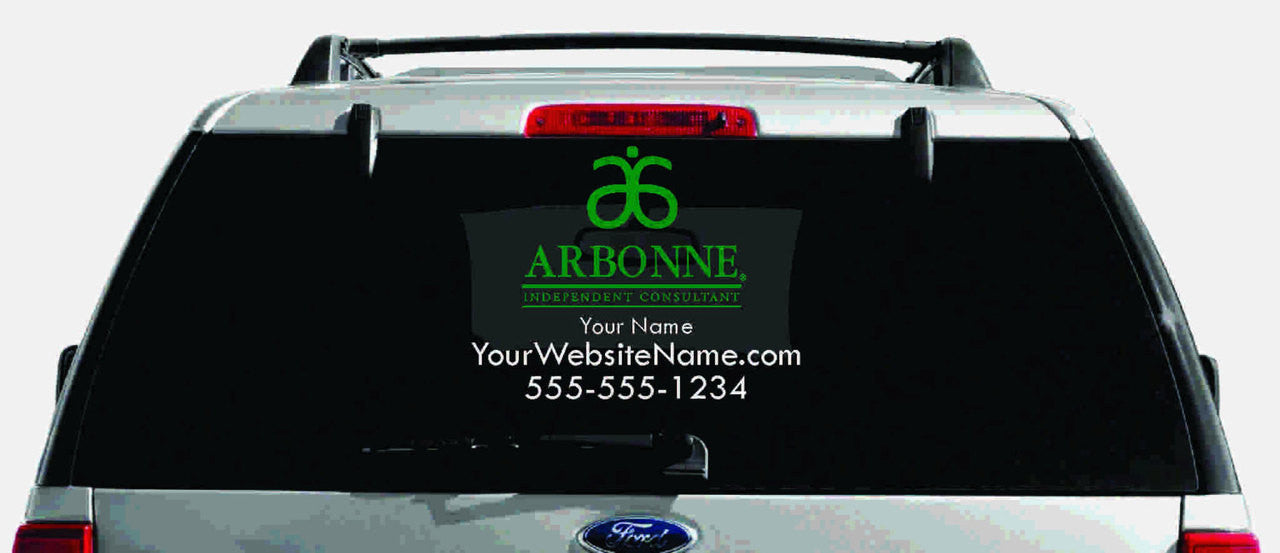 Arbonne Dual-Color Logo Car Decal