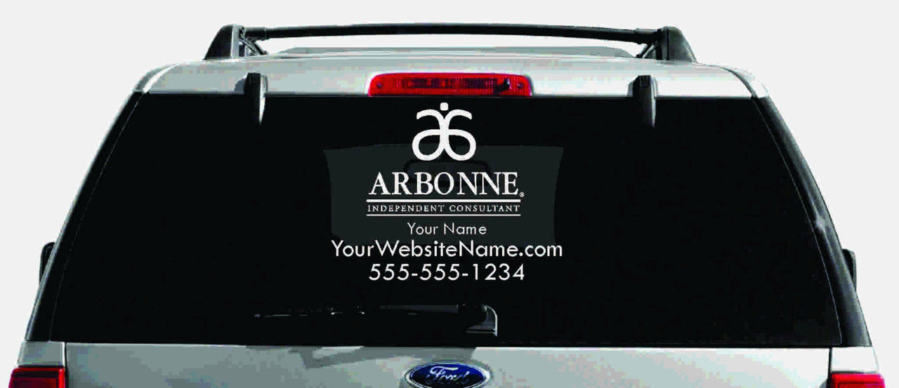 Arbonne Single-Color Logo Car Decal