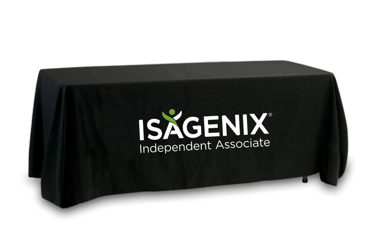 Isagenix Tablecloth - Silver Logo - Current Logo