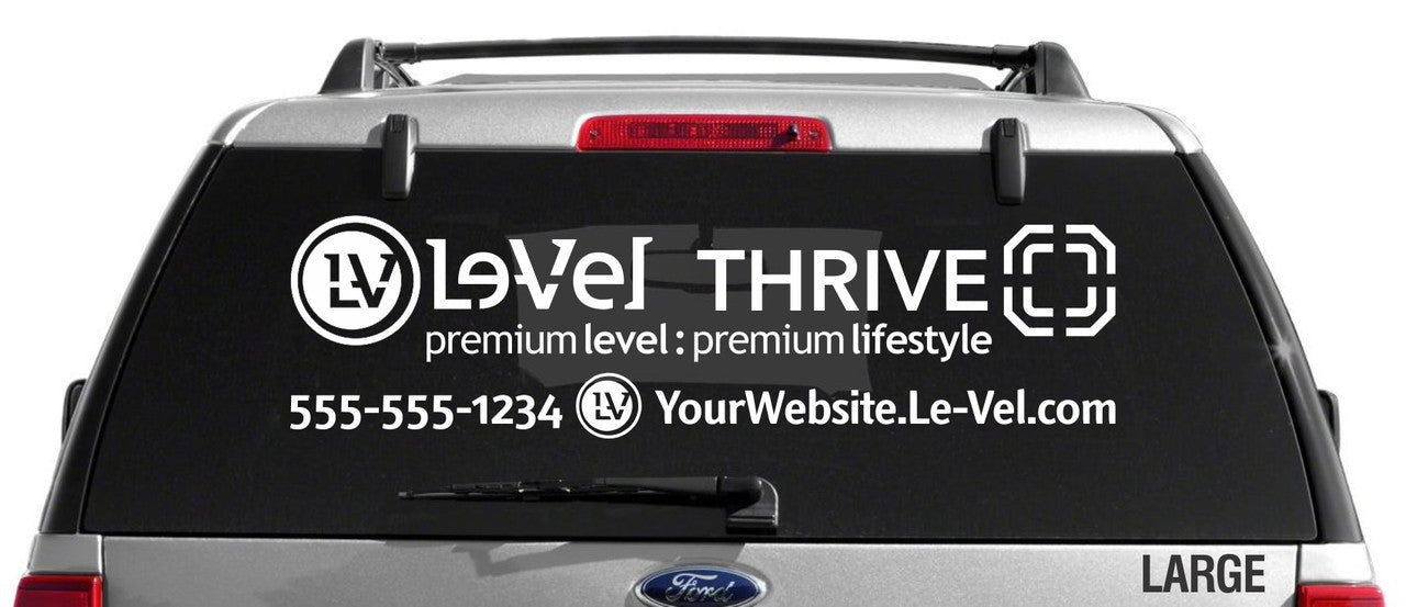 Le-Vel Thrive Decal - Single Color