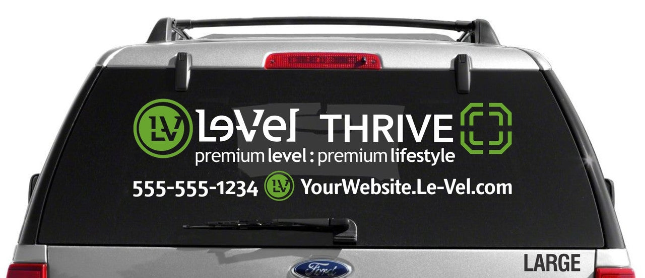Le-Vel Thrive Decal - Dual Color