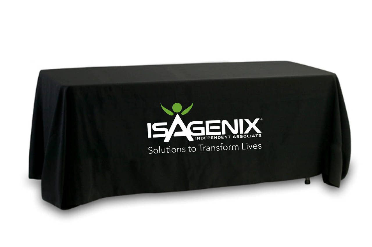 Isagenix Tablecloth - Dual Color - Former Logo