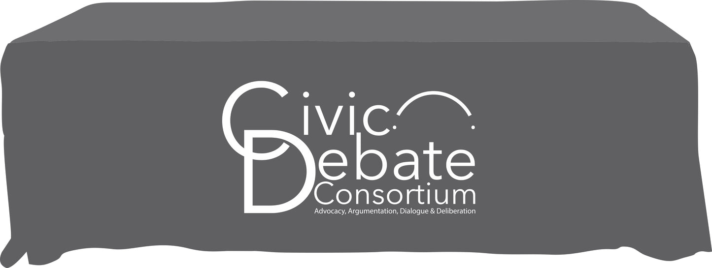 Custom Tablecloth - Civic Debate Consortium