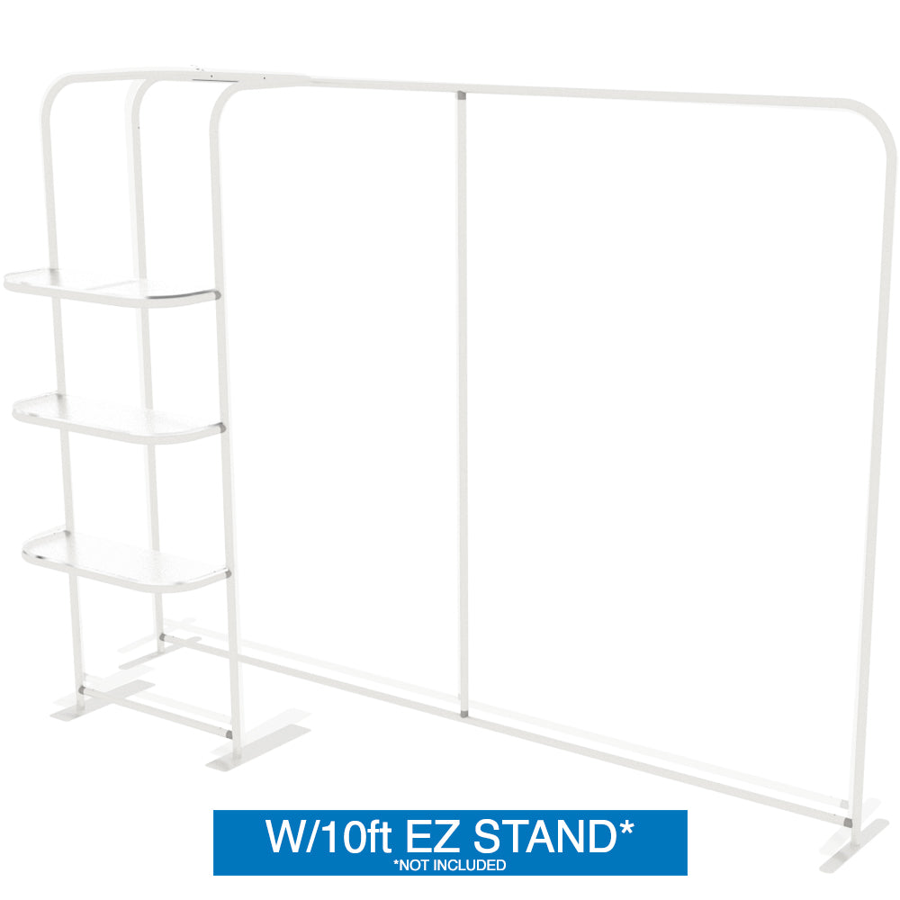EZ Tube Waterfall Display with Shelves