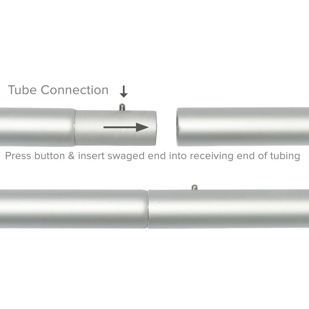 EZ Tube Bridge Display with Monitor Mount + 1 Shelf