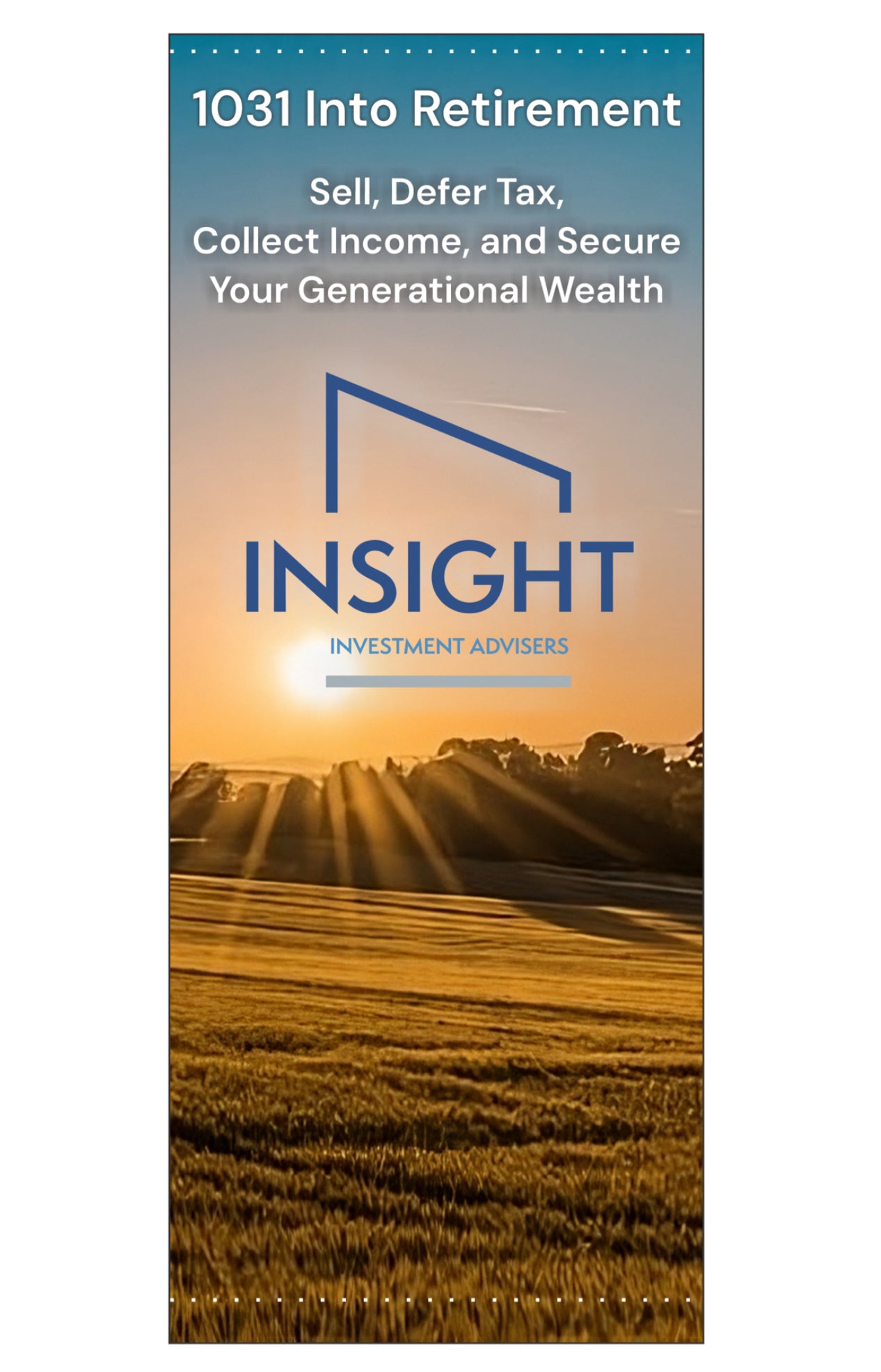 Custom Retractable Banner (No Stand) - Insight