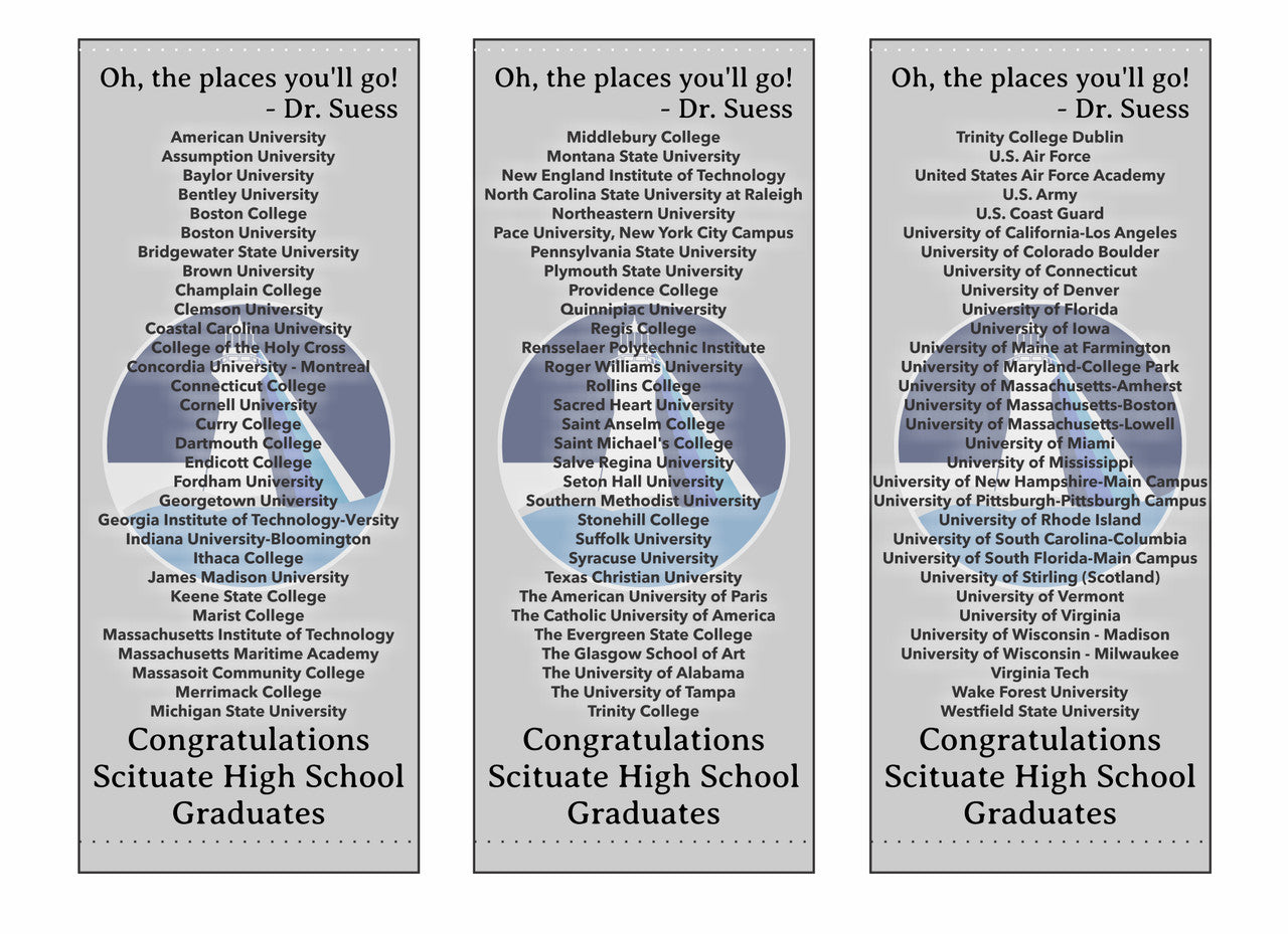 Custom Retractable Banner Set - Scituate Schools