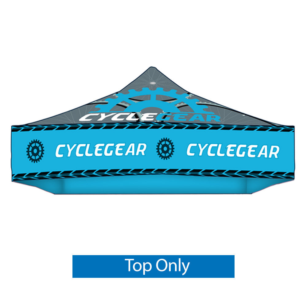 Heavy Duty Custom Printed 5ft x 5ft Canopy Pop-Up Tent with Steel Frame