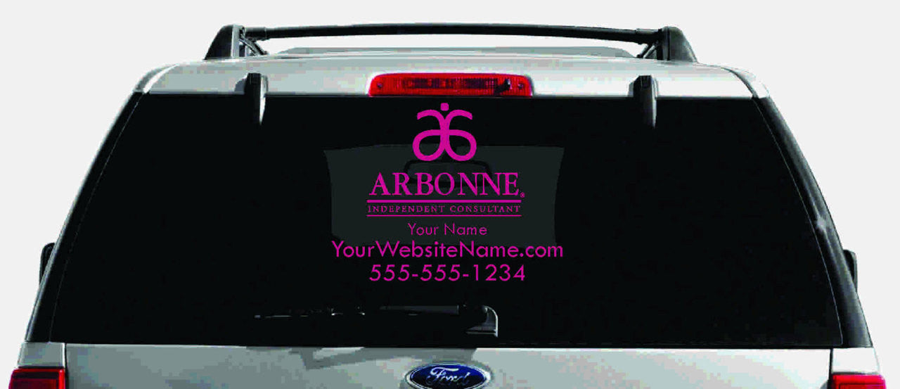 Arbonne Single-Color Logo Car Decal