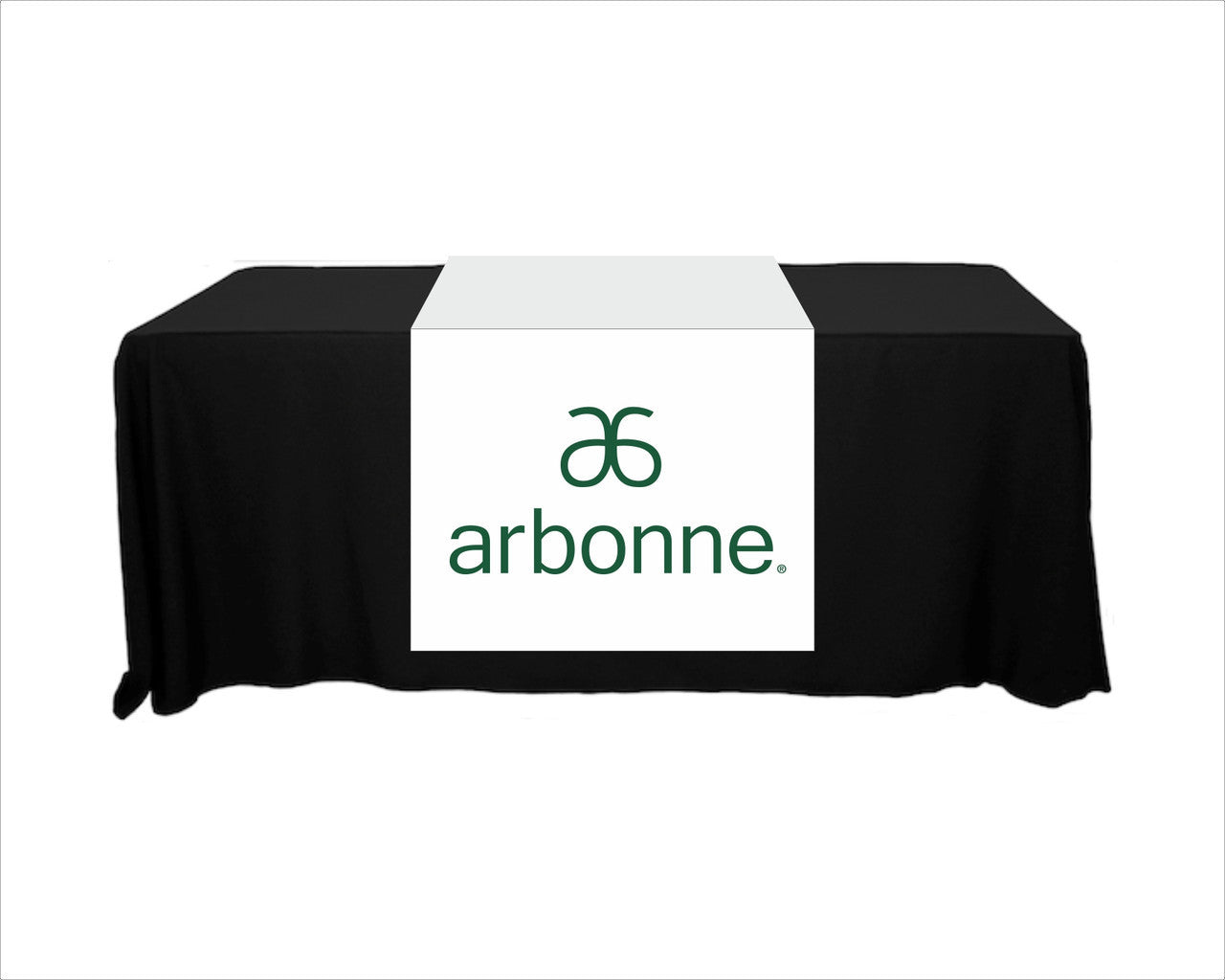 Arbonne Full Color Table Runner - 30" x 80" - New Logo
