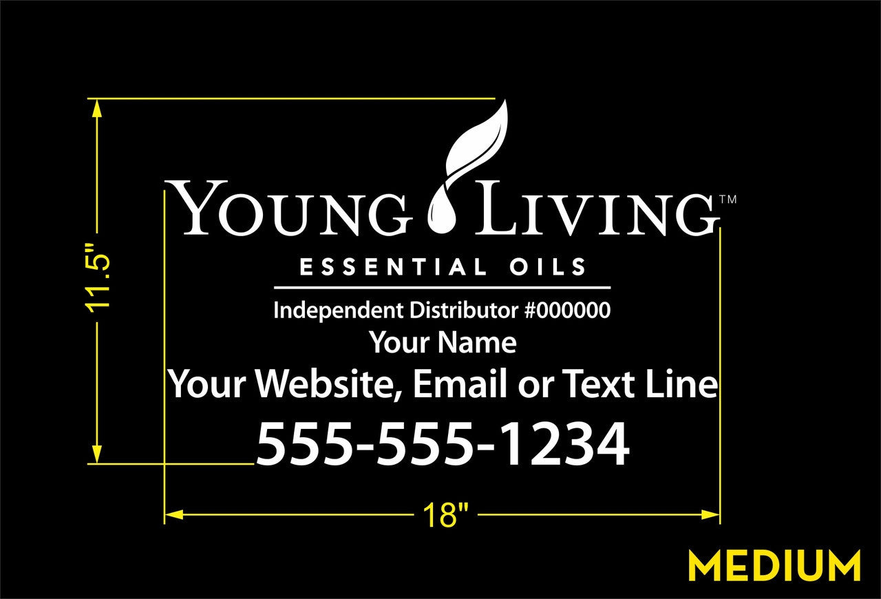 Young Living Decal - Single Color