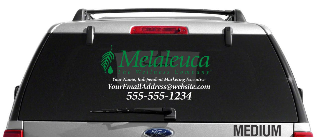 Melaleuca Dual Color Custom Vehicle Decal