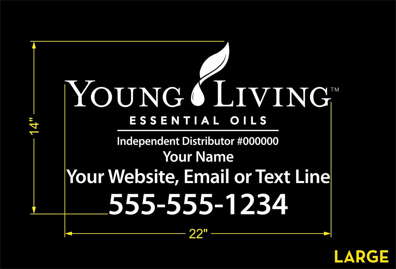 Young Living Decal - Single Color