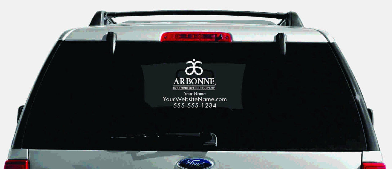 Arbonne Single-Color Logo Car Decal