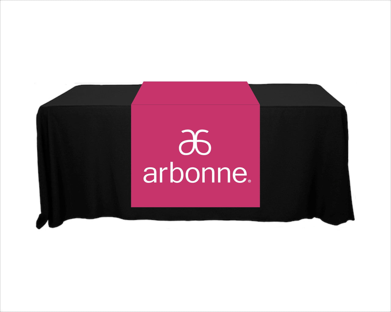 Arbonne Full Color Table Runner - 30" x 80" - New Logo