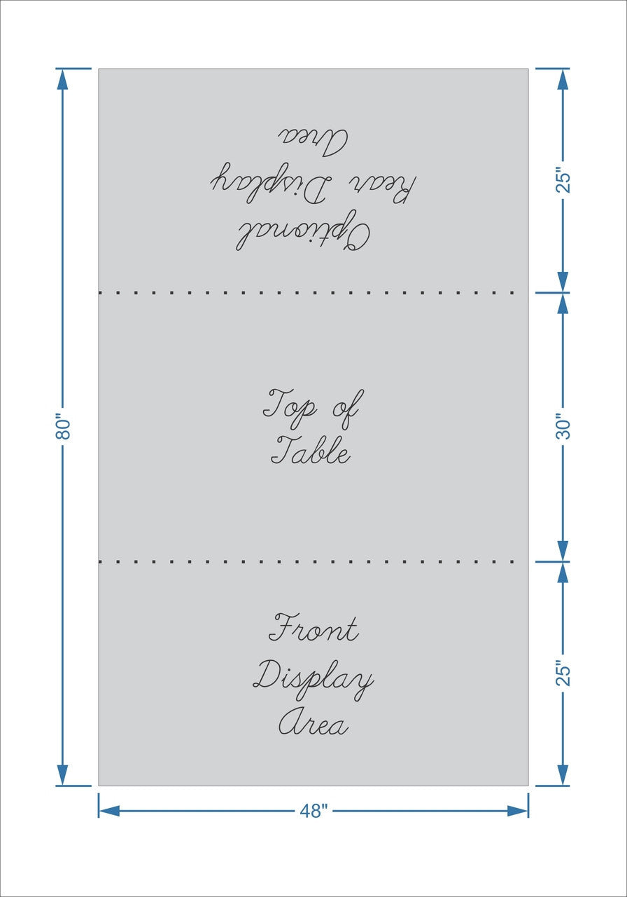 doTERRA Table Runner with CPTG Feature - Non-Personalized - 48" x 80"
