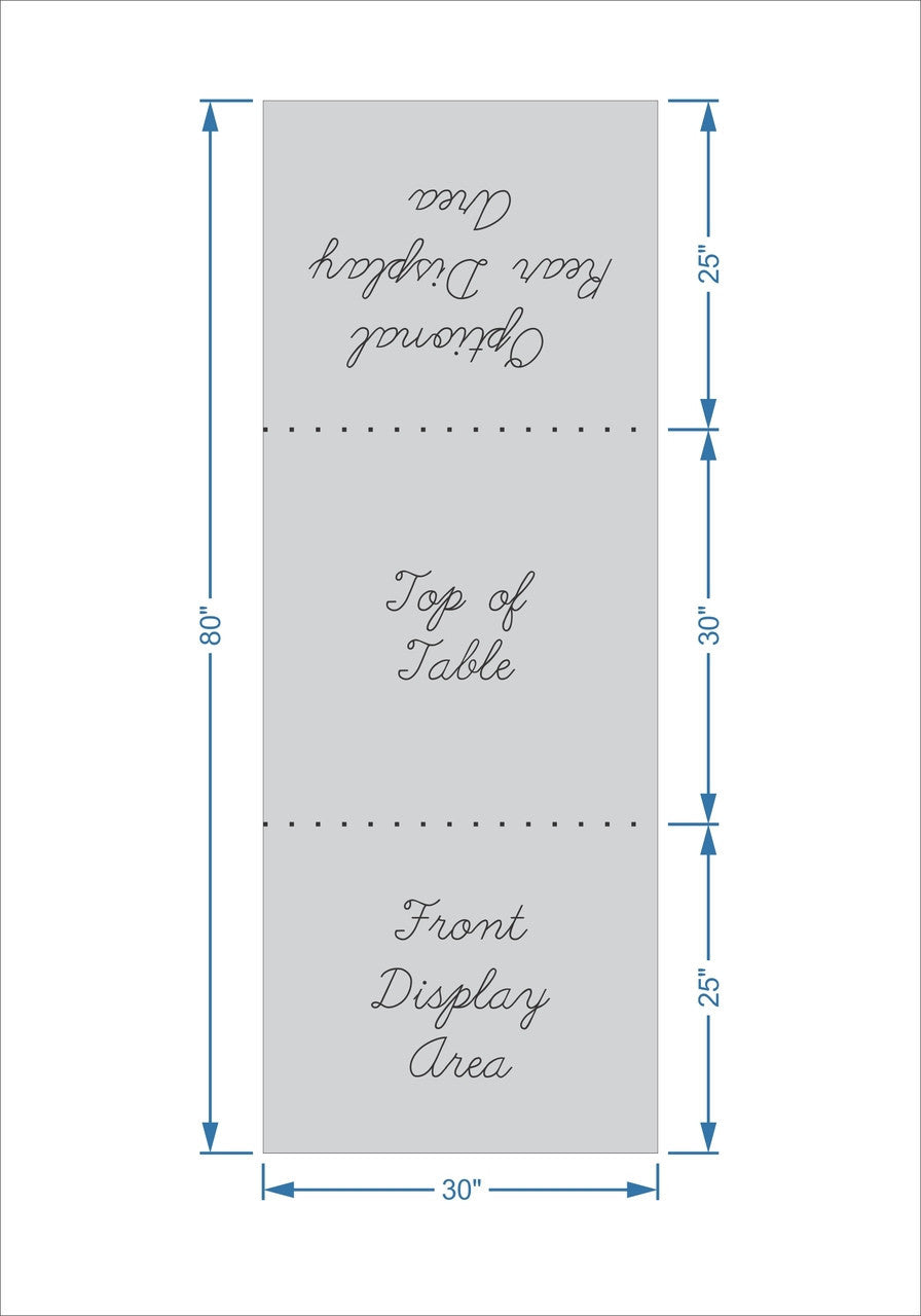 doTERRA Table Runner with Emotional Aromatherapy Logo Silhouette - Non-Personalized - 30" x 80"