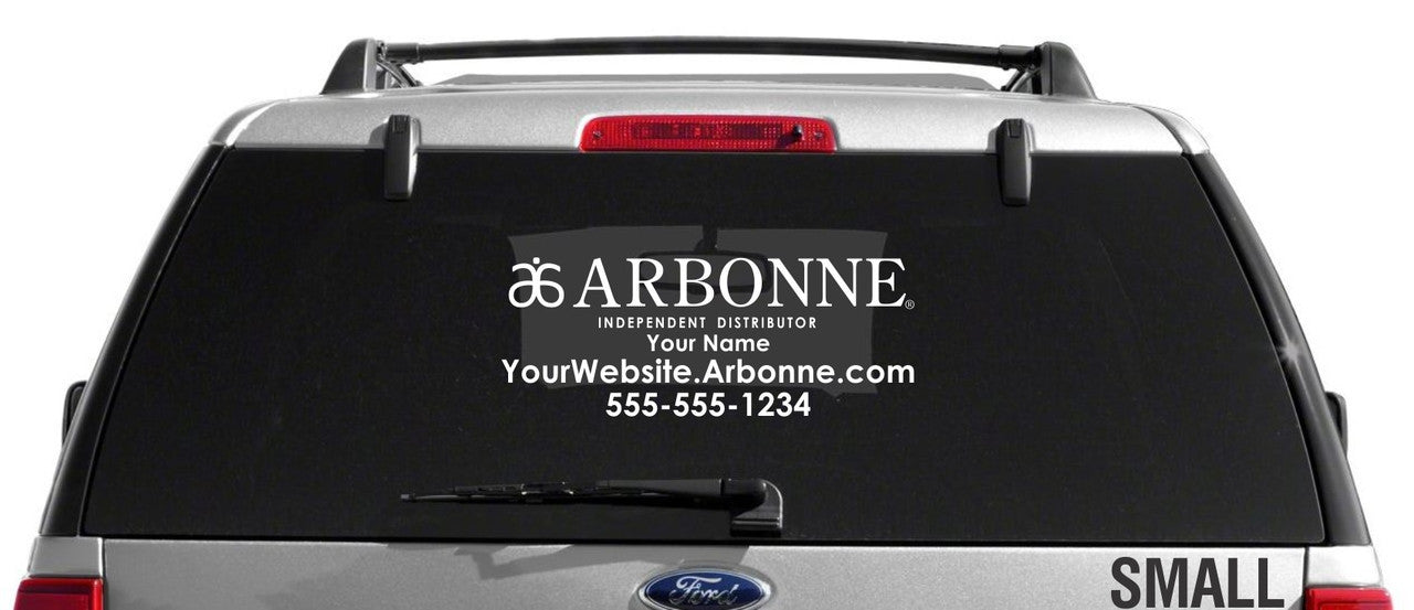 Arbonne Single-Color Horizontal Logo Car Decal