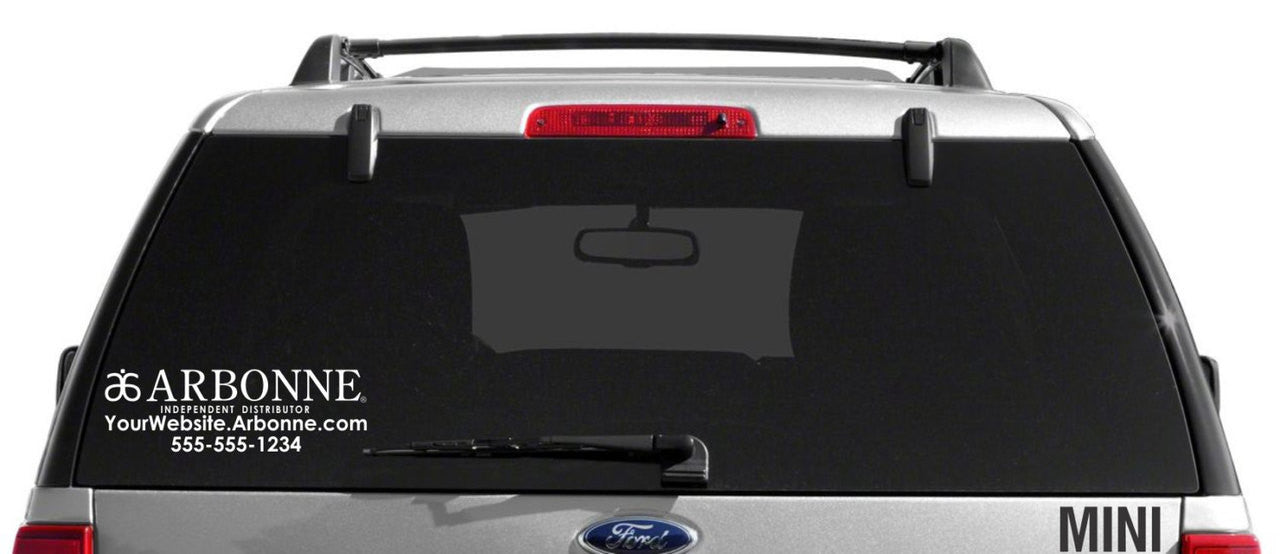 Arbonne Single-Color Horizontal Logo Car Decal