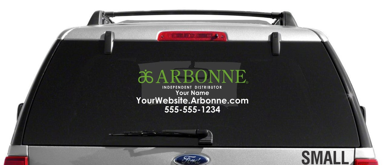 Arbonne Dual-Color Horizontal Logo Car Decal