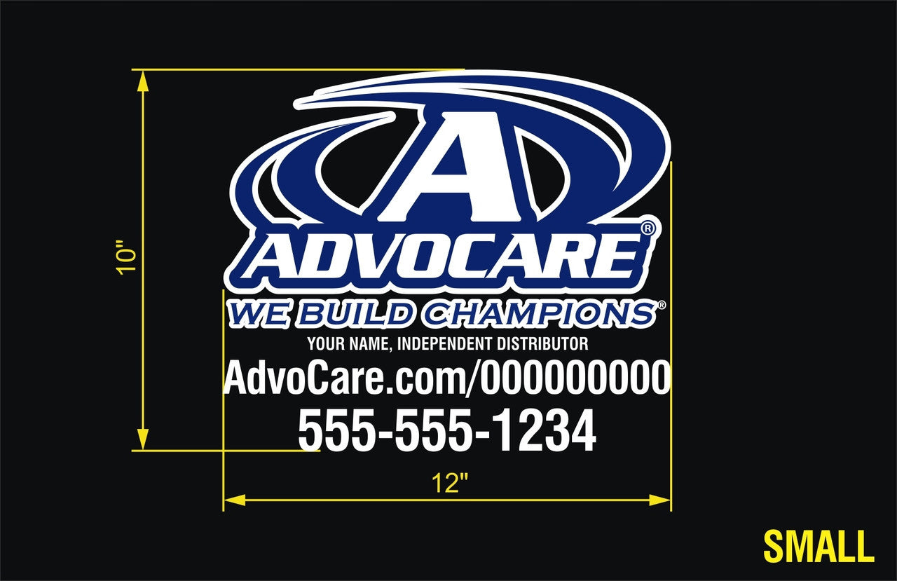 AdvoCare Standard Decal- Dual Color