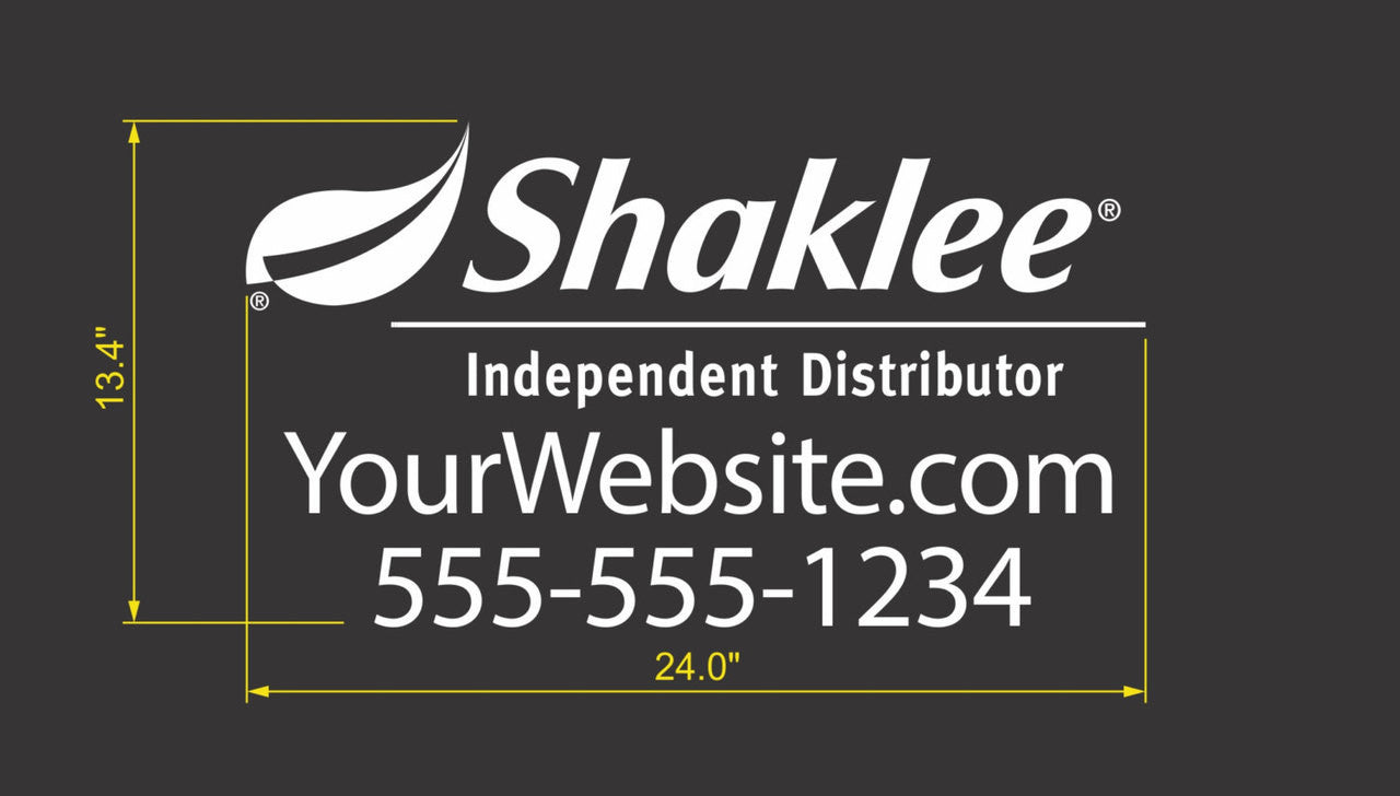 Shaklee Custom Vehicle Decal