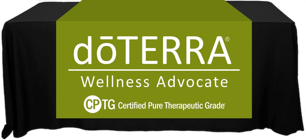 doTERRA Table Runner with CPTG Feature - Non-Personalized - 48" x 80"