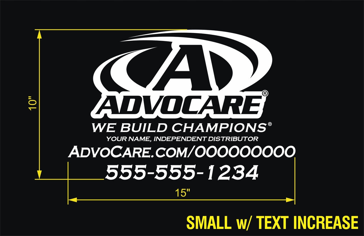 AdvoCare Champ-Style Decal