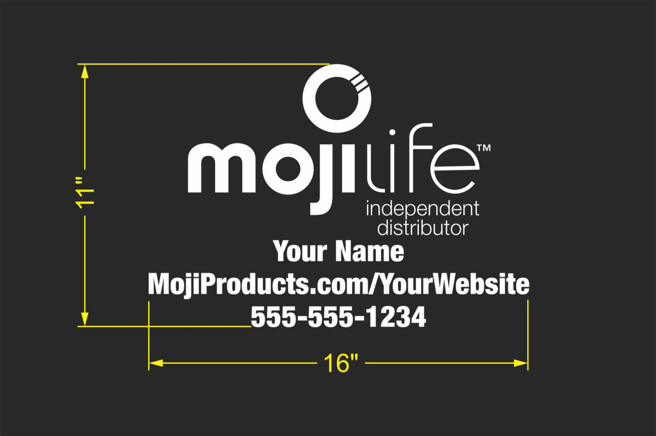 MojiLife Single Color Custom Vehicle Decal