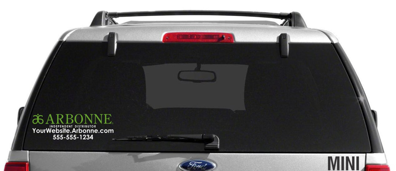 Arbonne Dual-Color Horizontal Logo Car Decal