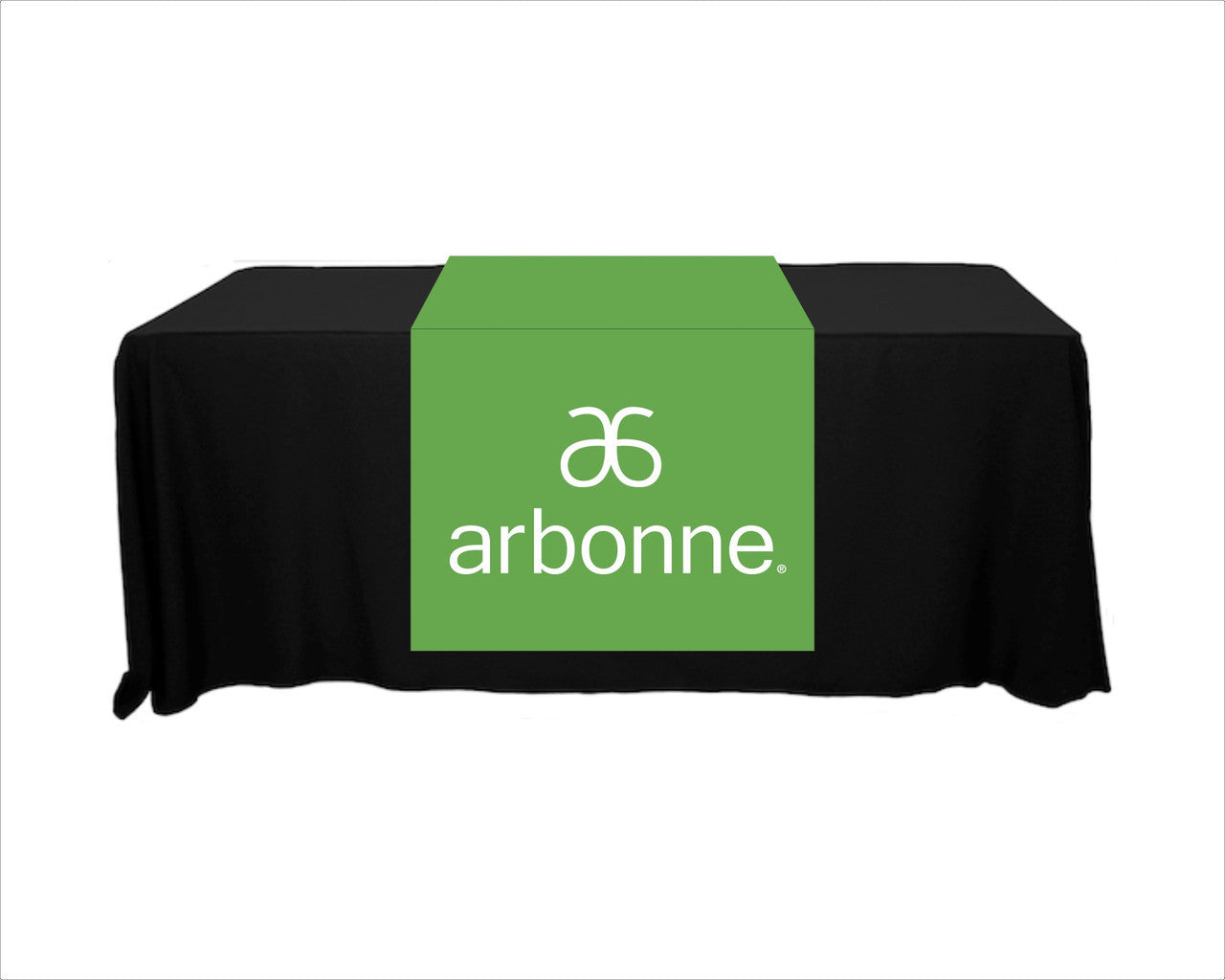 Arbonne Full Color Table Runner - 30" x 80" - New Logo