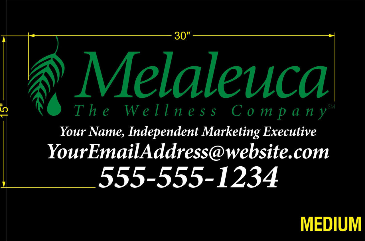 Melaleuca Dual Color Custom Vehicle Decal