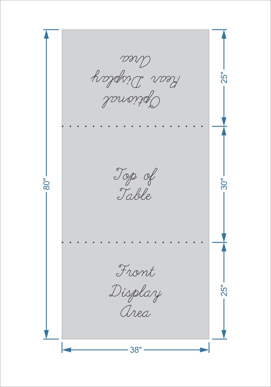doTERRA Table Runner with Lavender Field and Bottle Image - Personalized - 38" x 80"