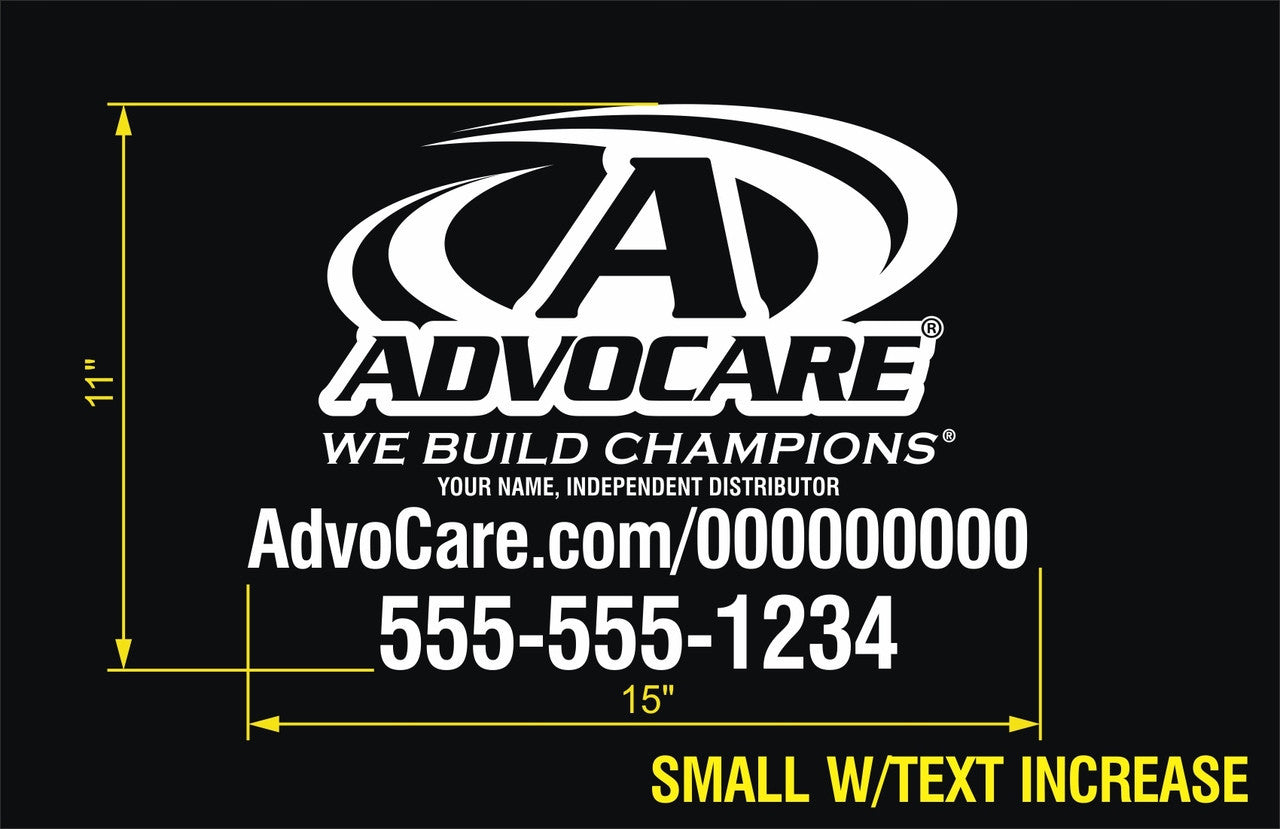 AdvoCare Standard Decal