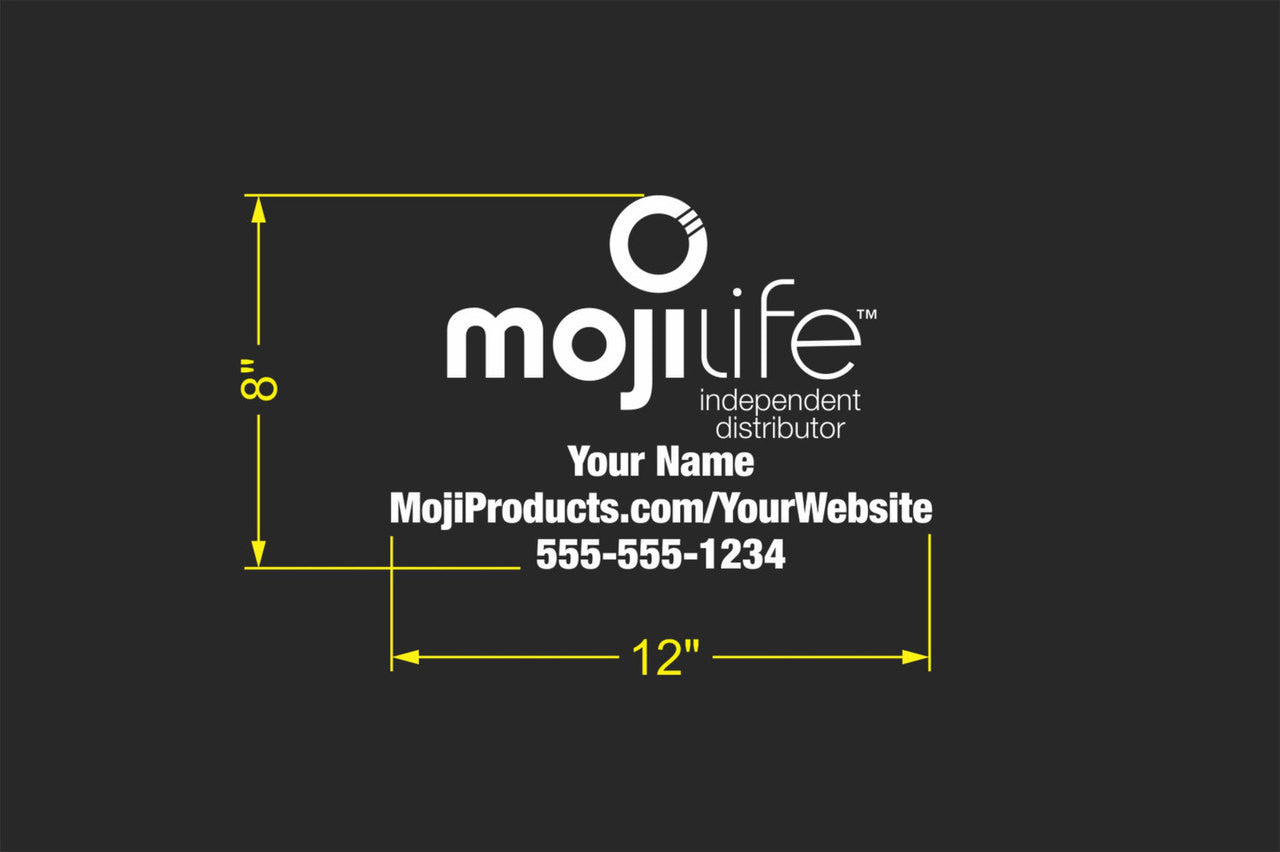 MojiLife Single Color Custom Vehicle Decal