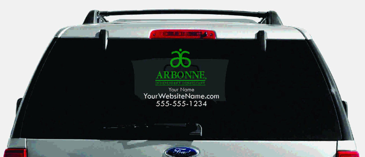 Arbonne Dual-Color Logo Car Decal