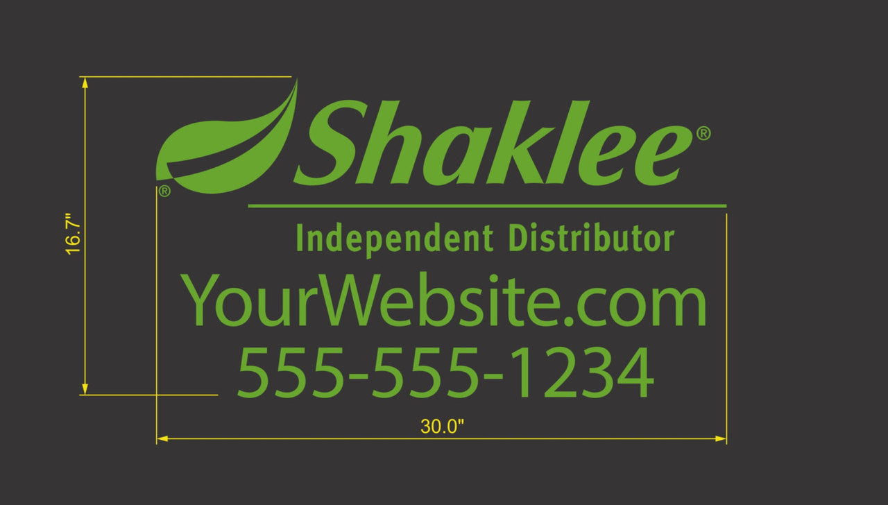 Shaklee Custom Vehicle Decal