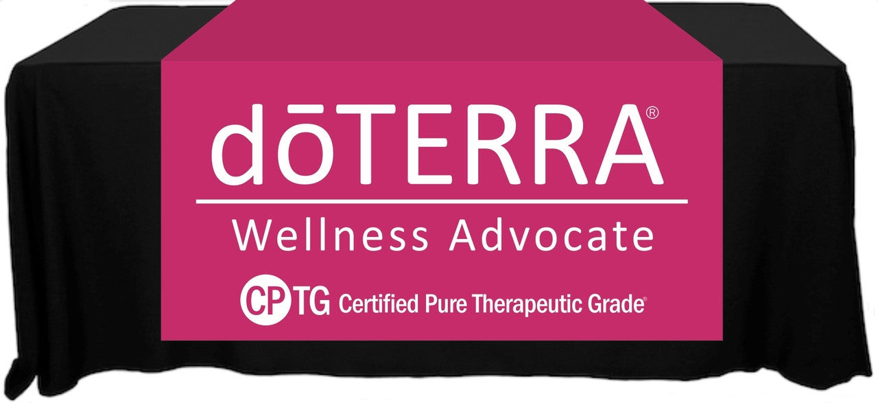 doTERRA Table Runner with CPTG Feature - Non-Personalized - 48" x 80"
