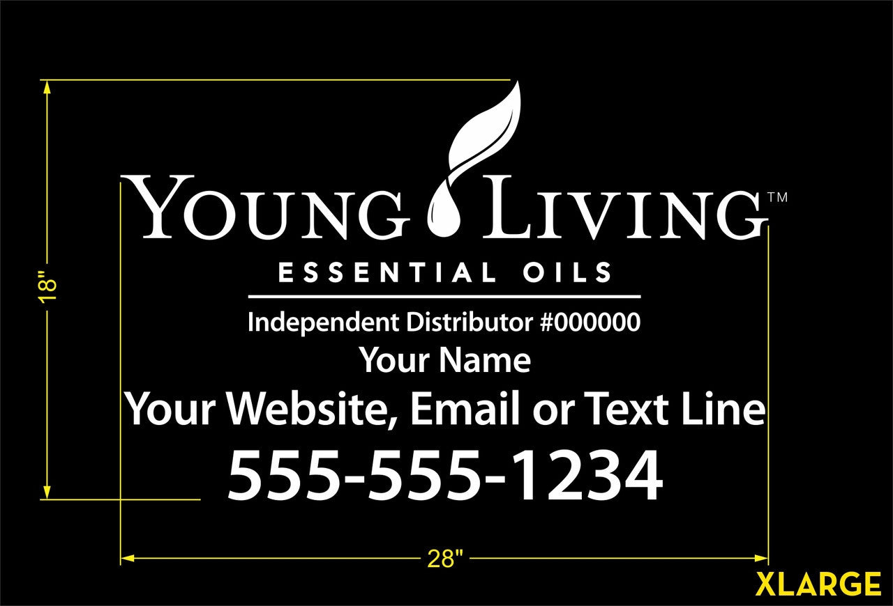 Young Living Decal - Single Color