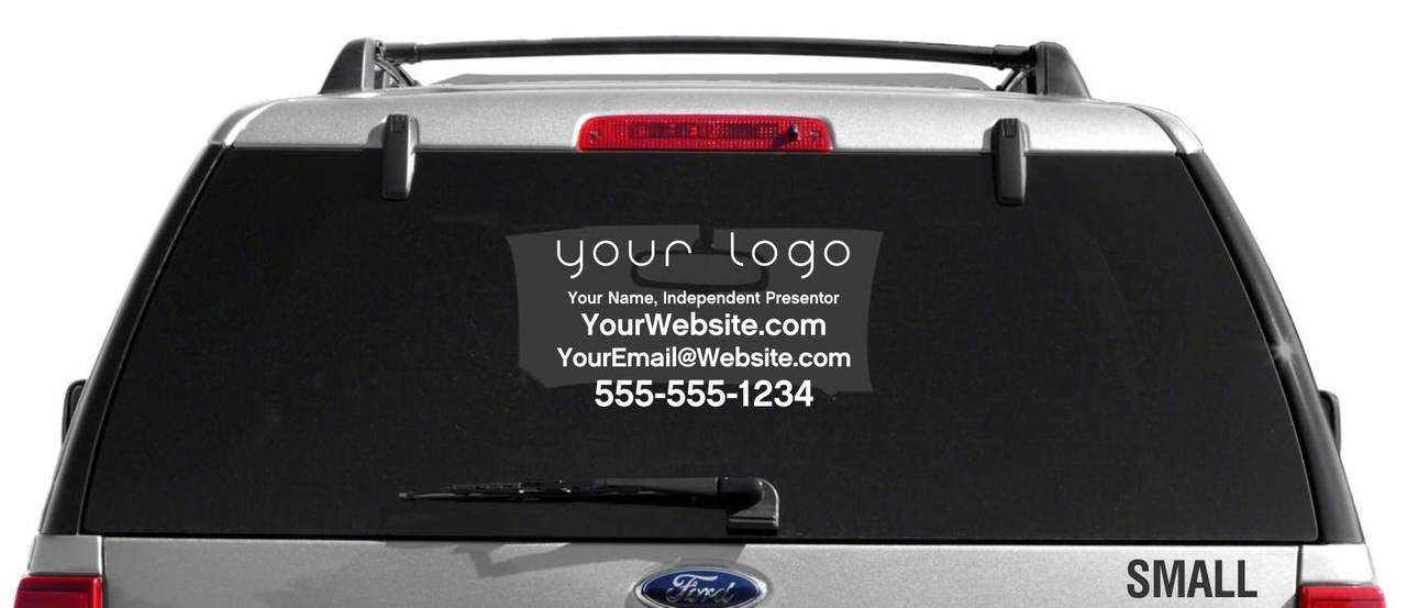 Your Logo Decal with Custom Name, Website, etc. 1