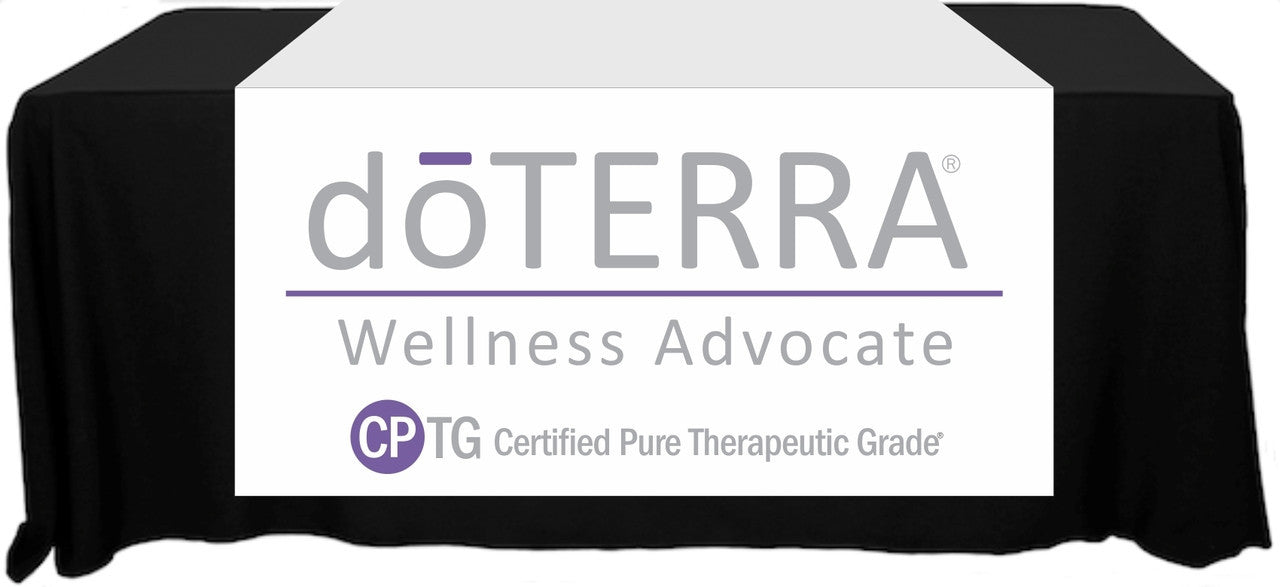 doTERRA Table Runner with CPTG Feature - Non-Personalized - 48" x 80"