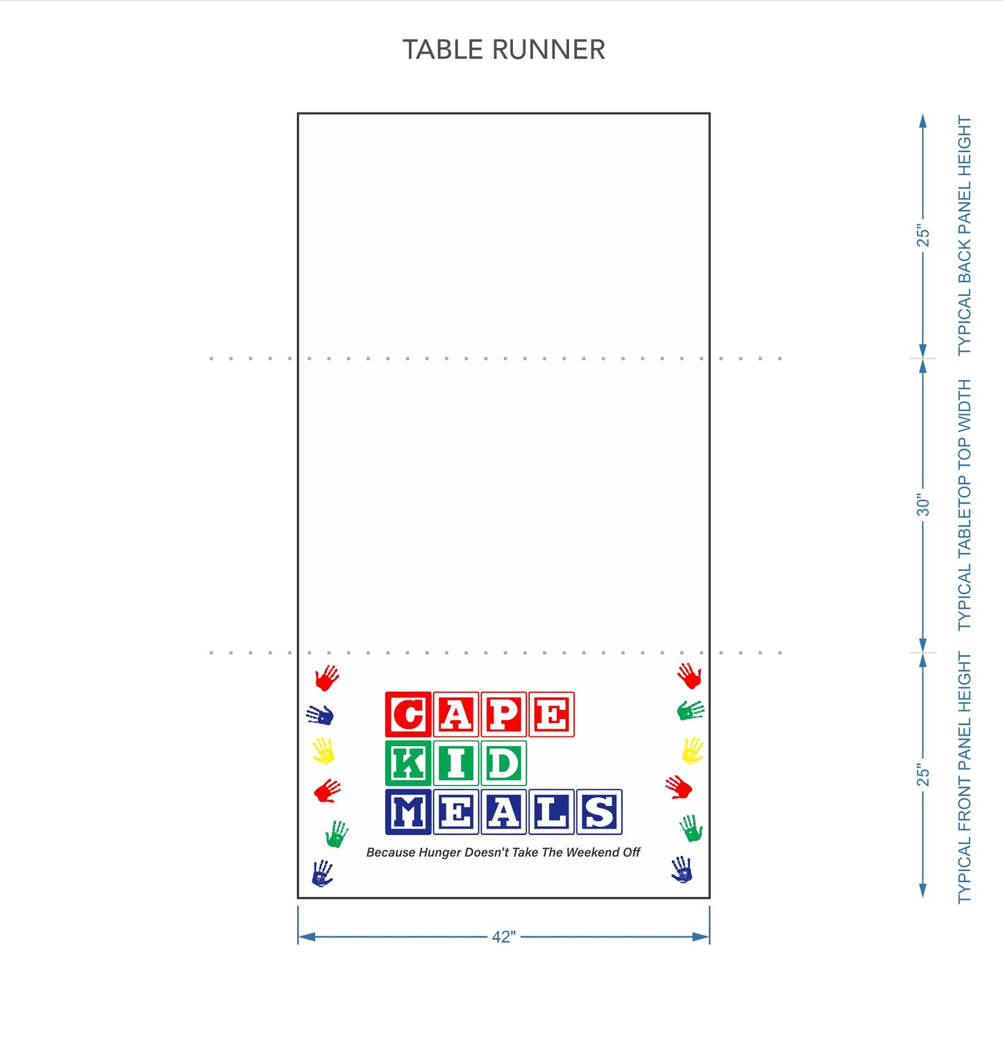 Custom Runner - Cape Kid Meals