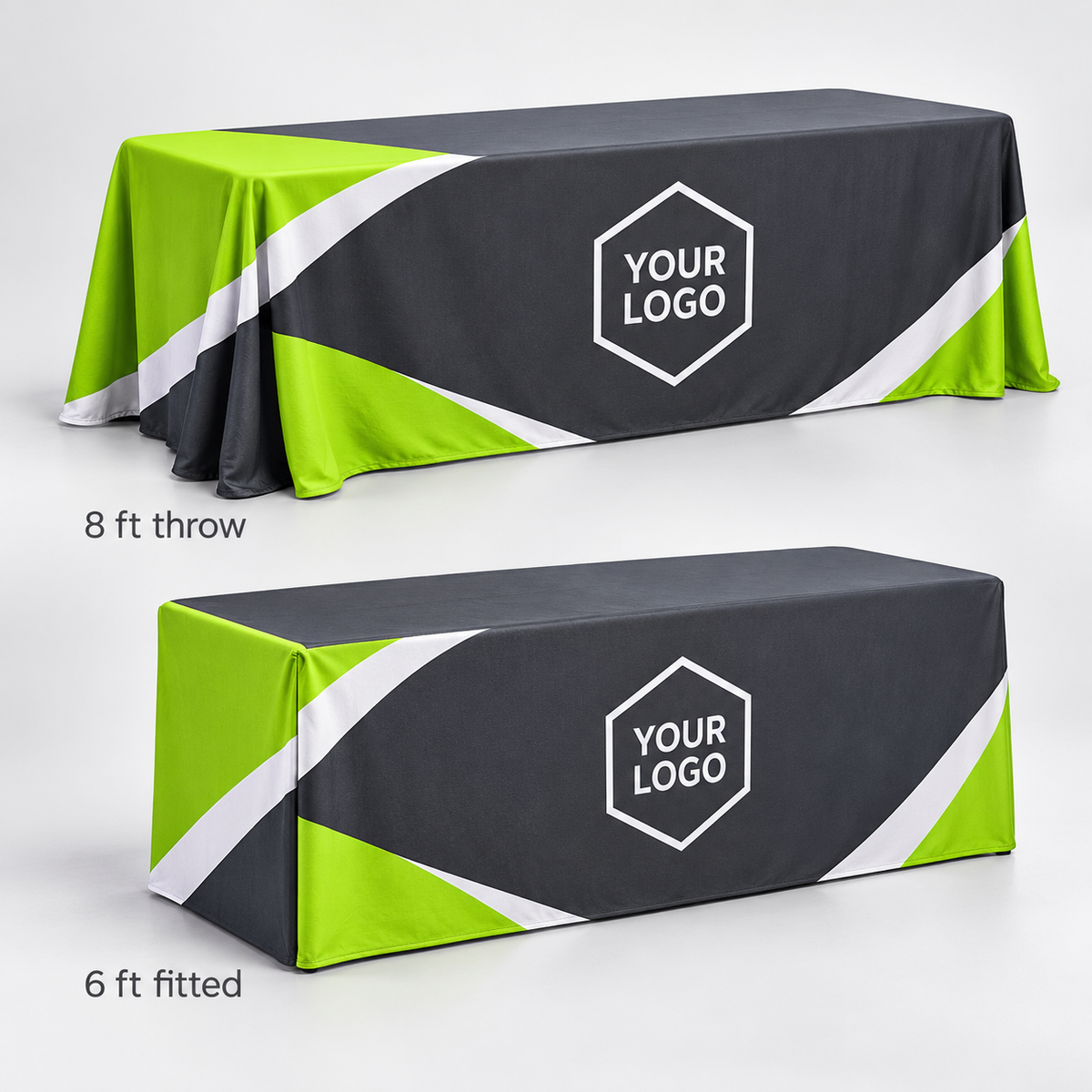 Premium Custom Convertible Table Cover - 6ft / 8ft