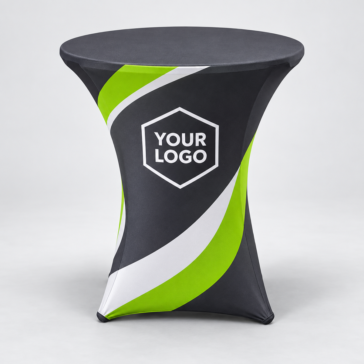 Premium Custom Round Stretch Table Cover